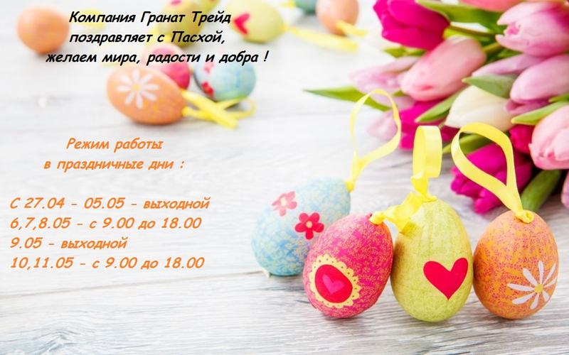Вітаємо з Великоднем!